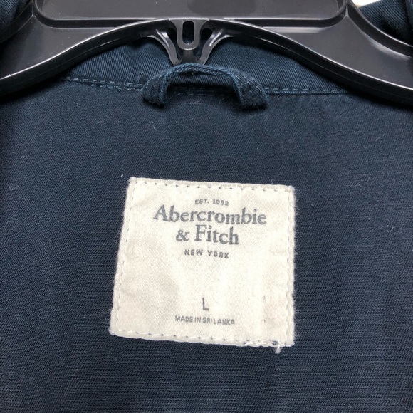 Abercrombie & Fitch field jacket navy blue large - Picture 5 of 14